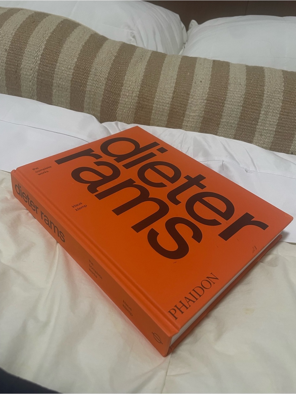 Phaidon Dieter Rams Bold Orange Design Book